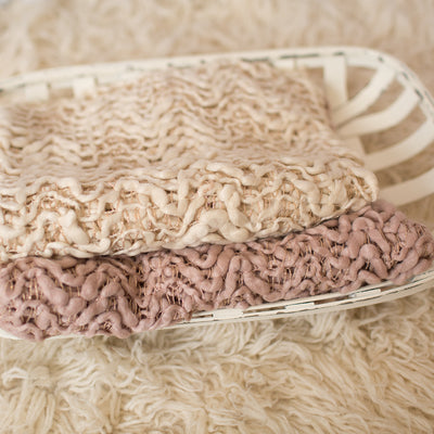 Dusty Rose & Gold Blanket Layer