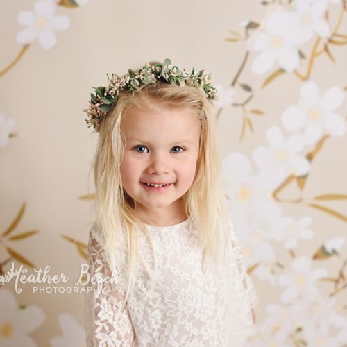 Heather Beach Photography Blooming Branches backdrop