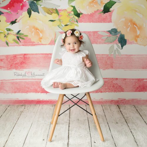 Lily floral backdrop